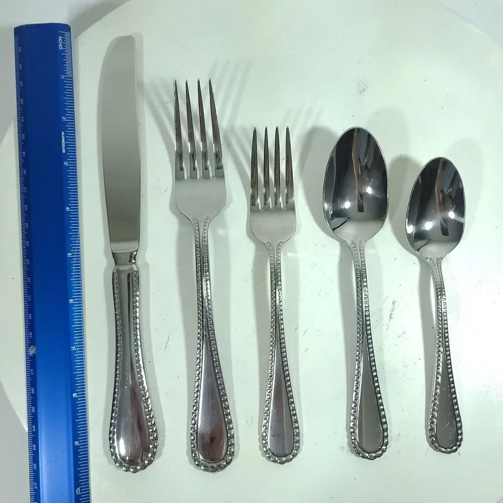 Oneida Pebblebrook Silverware Single Set Of Five Pices